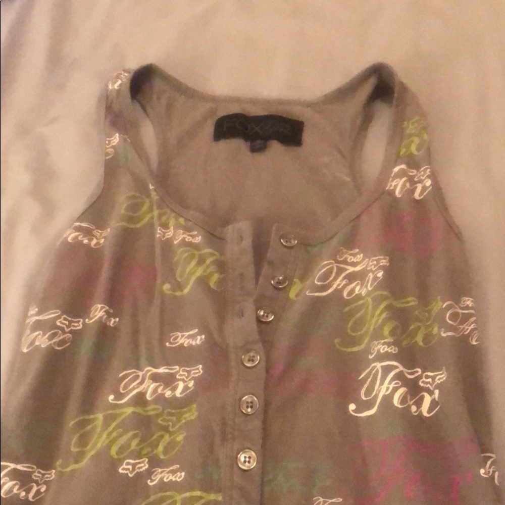 Fox Button Down Tank